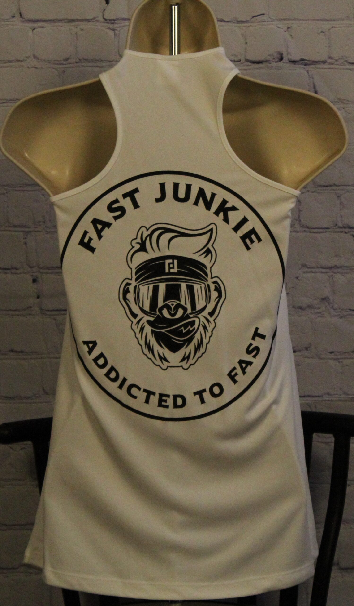 White Racerback Tank top